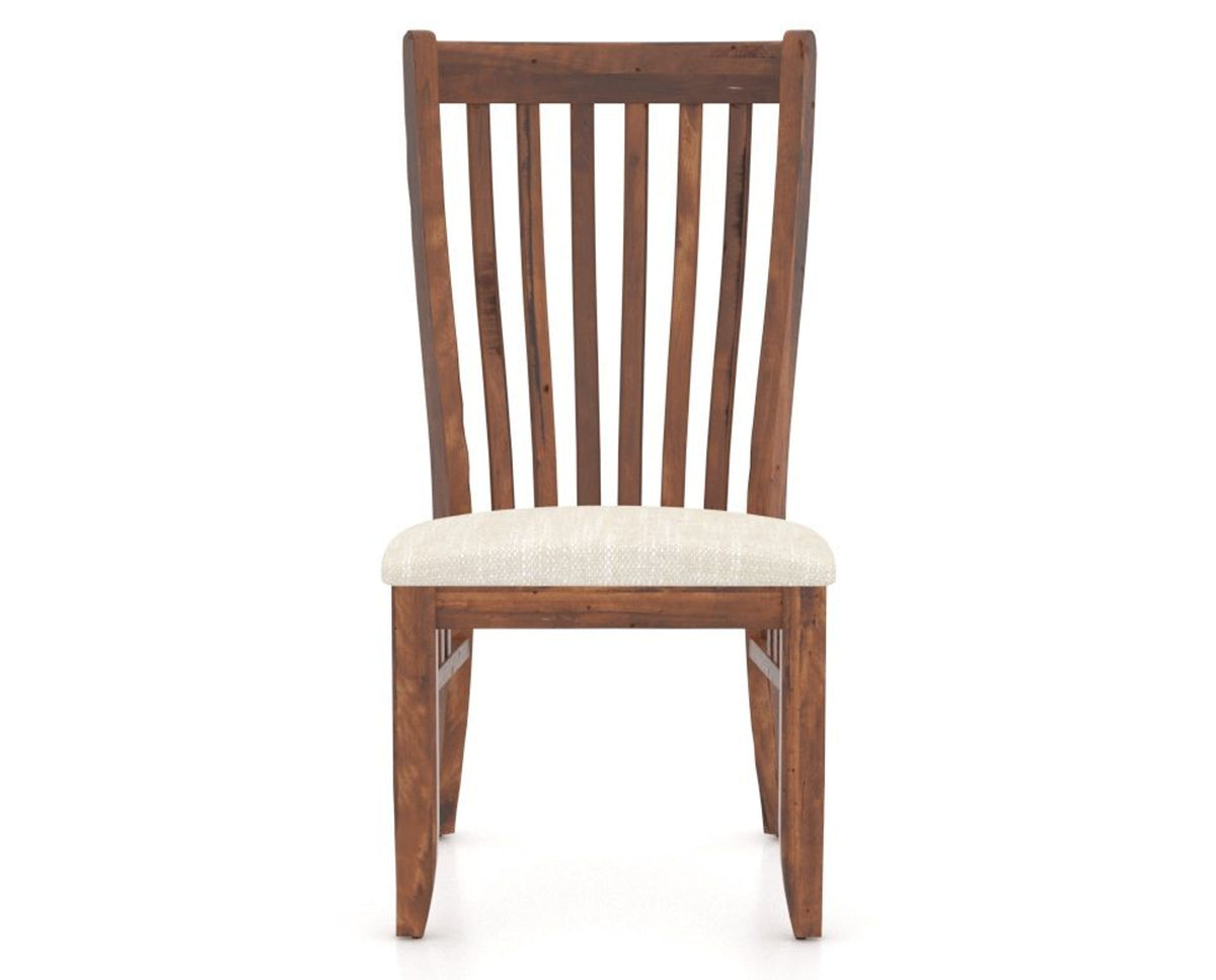 Canadel Champlain Dining Chair 0119 in FT InsideOut® and 33 Spice Washed, front view