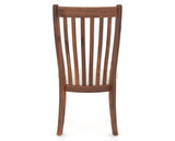 Canadel Champlain Dining Chair 0119 in FT InsideOut® and 33 Spice Washed, back view