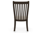 Canadel Dining Chair 0119 in FT InsideOut® and 59 Davy's Grey, back view
