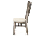 Canadel Champlain Dining Chair 0119 in FT InsideOut® and 72 Heritage Nature, side view
