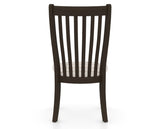 Canadel Dining Chair 0119 in OZ Fabric and 59 Davy's Grey, back view
