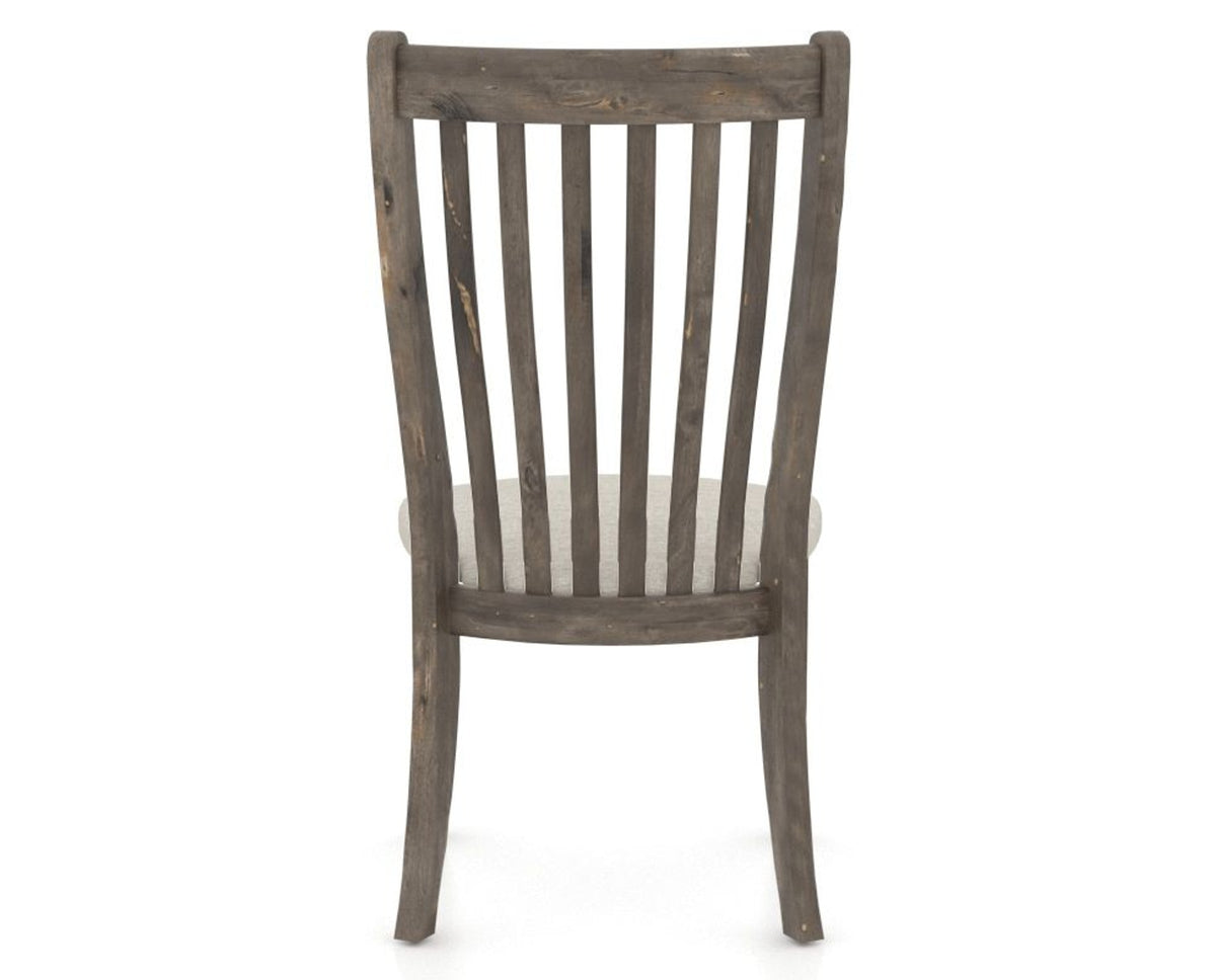 Canadel Champlain Dining Chair 0119 in TB Fabric and 08 Shadow, back view