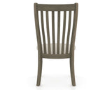 Canadel Dining Chair 0119 in TB Fabric and 08 Shadow, back view