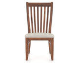 Canadel Champlain Dining Chair 0119 in TB Fabric and 33 Spice Washed, front view
