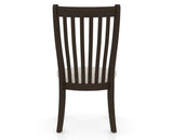 Canadel Dining Chair 0119 in TB Fabric and 59 Davy's Grey, back view