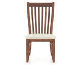 Canadel Champlain Dining Chair 0119 in TW Fabric and 33 Spice Washed, front view