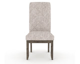 Canadel Champlain Upholstered Dining Chair 0138 in FP Crypton® and 08 Shadow and Quilted Back, front view
