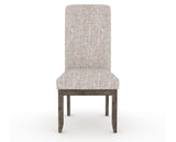 Canadel Champlain Upholstered Dining Chair 0138 in FP Crypton® and 08 Shadow and Plain Back, front view