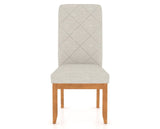 Canadel Upholstered Dining Chair 0138 in Quilted, front view