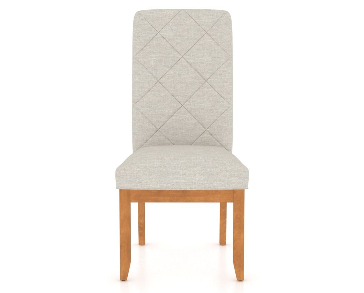 Canadel Upholstered Dining Chair 0138 in Quilted, front view