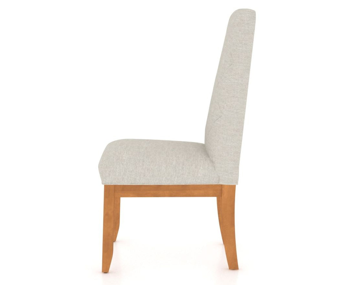 Canadel Upholstered Dining Chair 0138 in Quilted, side view