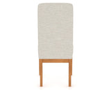Canadel Upholstered Dining Chair 0138 in Honey Washed, back view