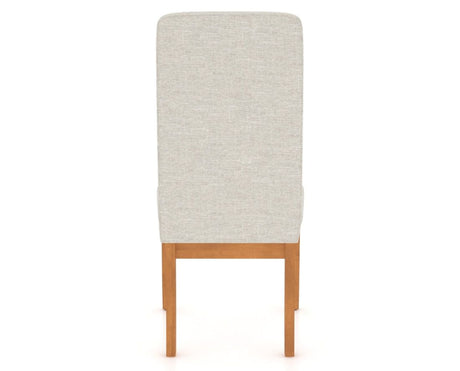 Canadel Upholstered Dining Chair 0138 in Honey Washed, back view