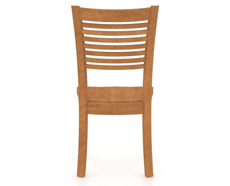 Canadel Dining Chair 0229 in Honey Washed, back view