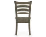 Canadel Dining Chair 0229 in Wood Seat and 08 Shadow, back view