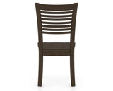 Canadel Dining Chair 0229 in Wood Seat and 29 Hazelnut Washed, back view