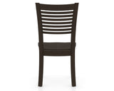 Canadel Dining Chair 0229 in Wood Seat and 59 Davy's Grey, back view