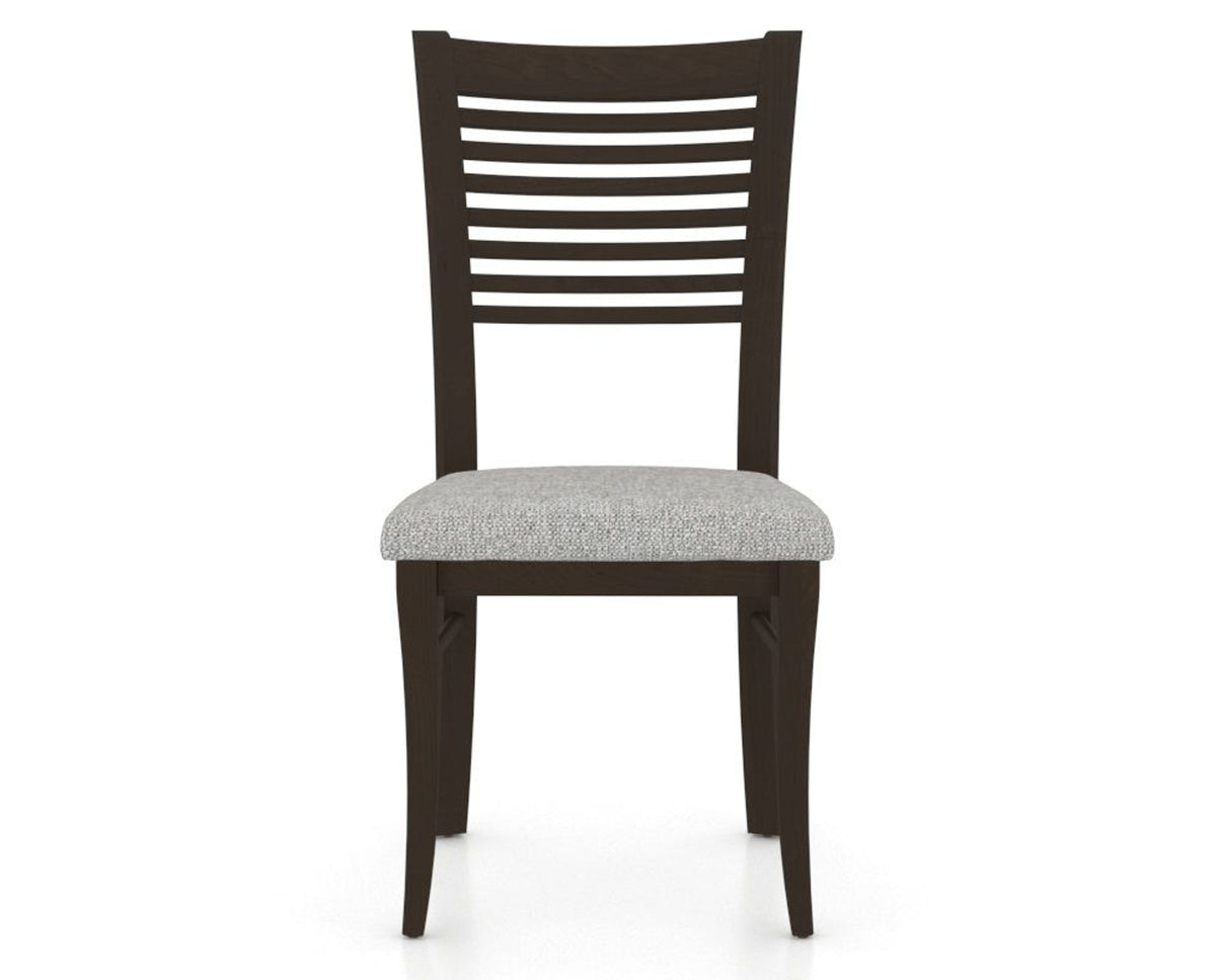 Canadel Dining Chair 0229 in 7C Fabric and 59 Davy's Grey, front view