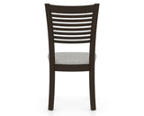 Canadel Dining Chair 0229 in 7C Fabric and 59 Davy's Grey, back view