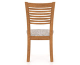 Canadel Dining Chair 0229 in FP Crypton® and 01 Honey Washed, back view