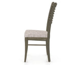 Canadel Dining Chair 0229 in FP Crypton® and 08 Shadow, side view