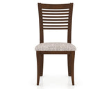 Canadel Dining Chair 0229 in FP Crypton® and 19 Cognac Washed, front view