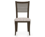 Canadel Dining Chair 0229 in FP Crypton® and 29 Hazelnut Washed, front view
