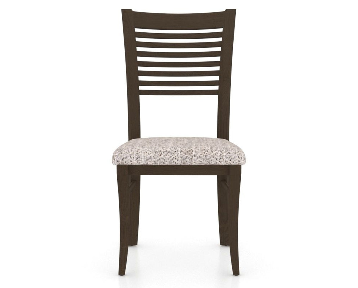 Canadel Dining Chair 0229 in FP Crypton® and 29 Hazelnut Washed, front view