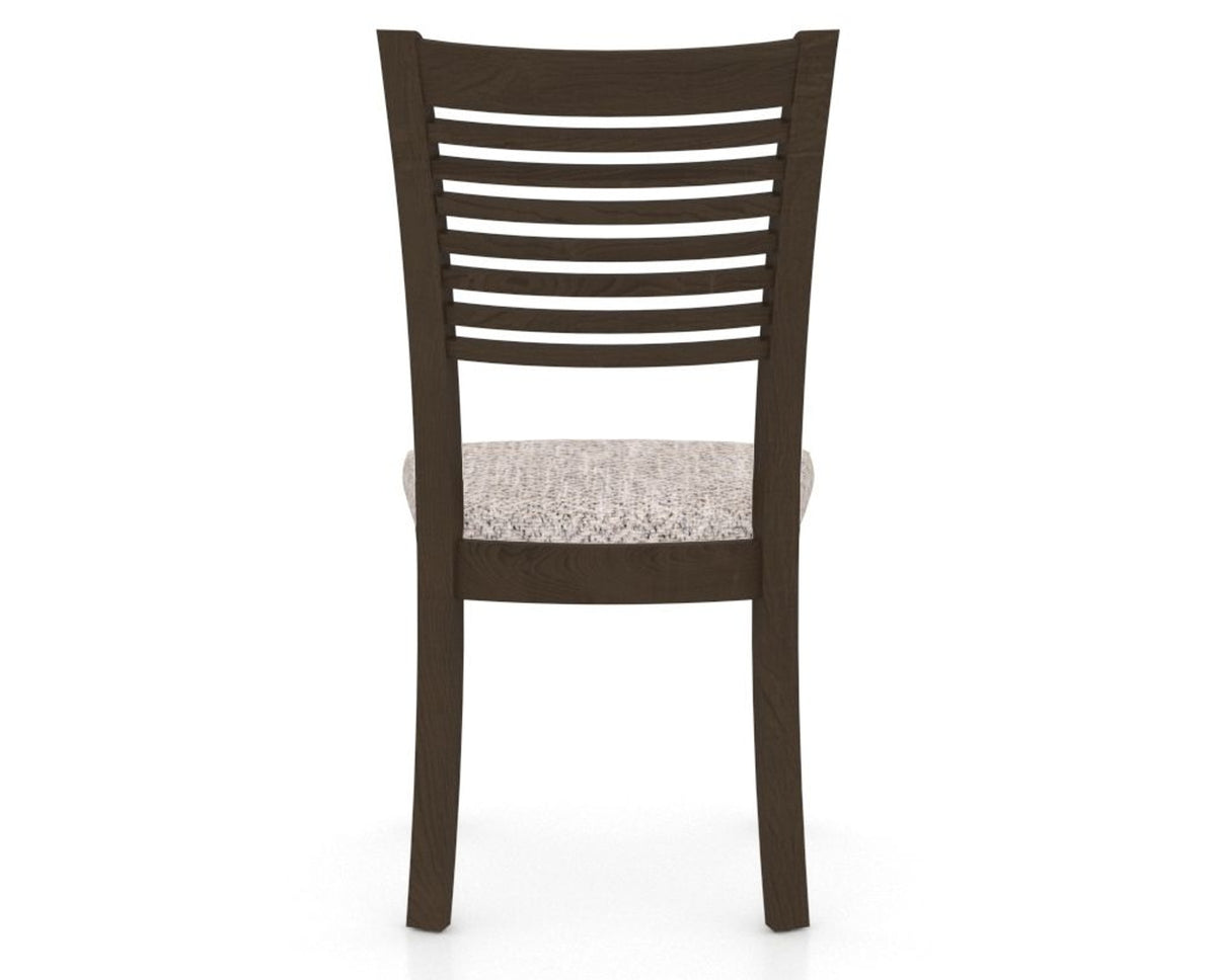 Canadel Dining Chair 0229 in FP Crypton® and 29 Hazelnut Washed, back view