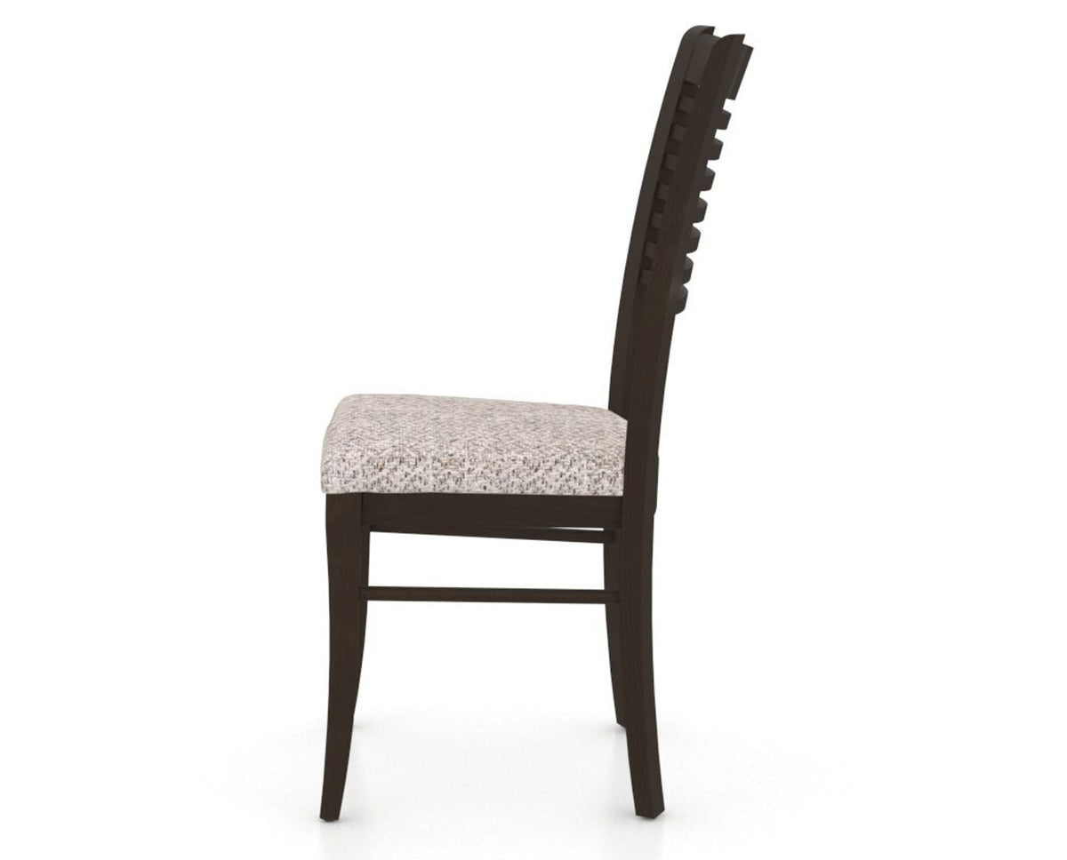 Canadel Dining Chair 0229 in FP Crypton® and 59 Davy's Grey, side view