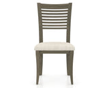 Canadel Dining Chair 0229 in FT InsideOut® and 08 Shadow, front view