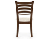 Canadel Dining Chair 0229 in FT InsideOut® and 19 Cognac Washed, back view