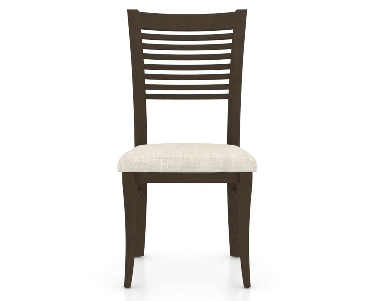 Canadel Dining Chair 0229 in FT InsideOut® and 29 Hazelnut Washed, front view