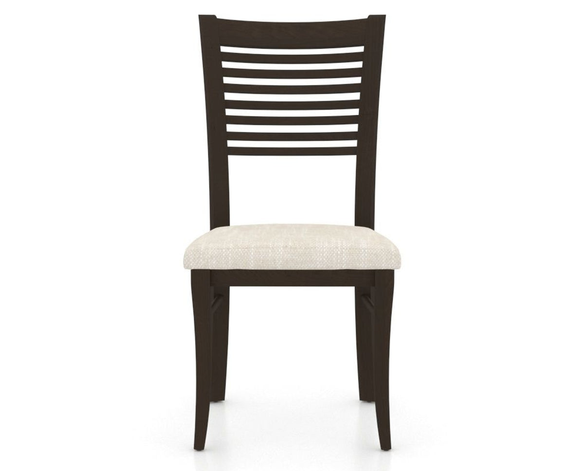 Canadel Dining Chair 0229 in FT InsideOut® and 59 Davy's Grey, front view