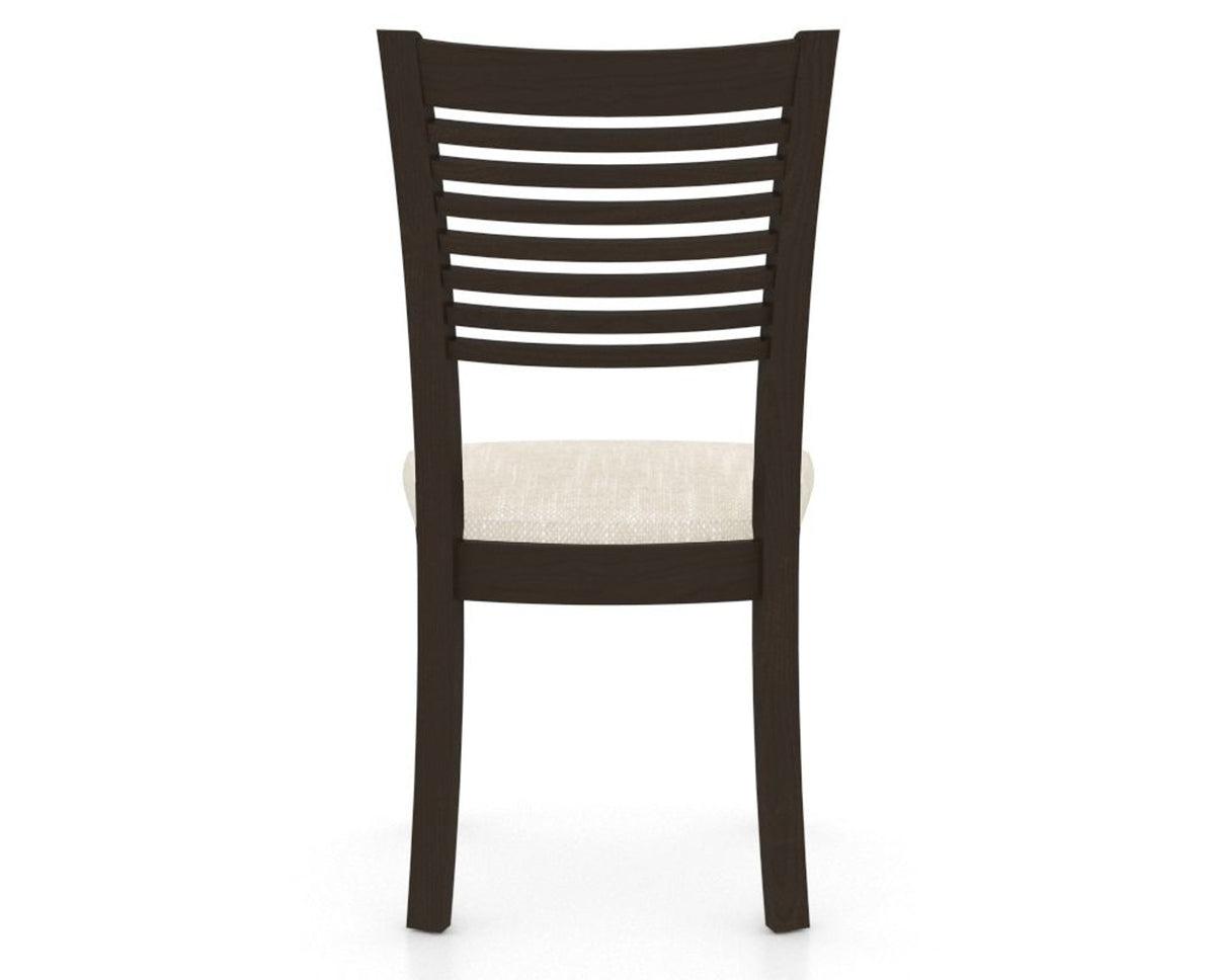 Canadel Dining Chair 0229 in FT InsideOut® and 59 Davy's Grey, back view