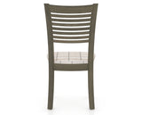 Canadel Dining Chair 0229 in OZ Fabric and 08 Shadow, back view