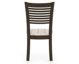Canadel Dining Chair 0229 in OZ Fabric and 29 Hazelnut Washed, back view