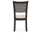 Canadel Dining Chair 0229 in OZ Fabric and 59 Davy's Grey, back view