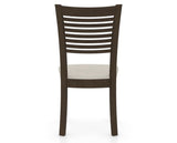 Canadel Dining Chair 0229 in TB Fabric and 29 Hazelnut Washed, back view