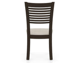 Canadel Dining Chair 0229 in TB Fabric and 59 Davy's Grey, back view
