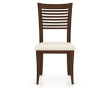 Canadel Dining Chair 0229 in YJ Faux Leather and 19 Cognac Washed, front view