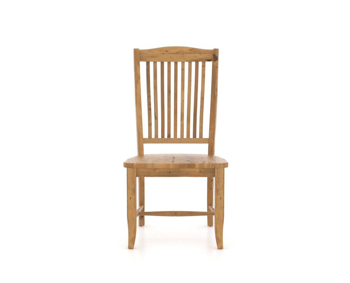 Canadel Champlain Dining Chair in Honey Washed, front view