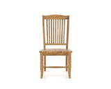 Canadel Champlain Dining Chair in Honey Washed, front view