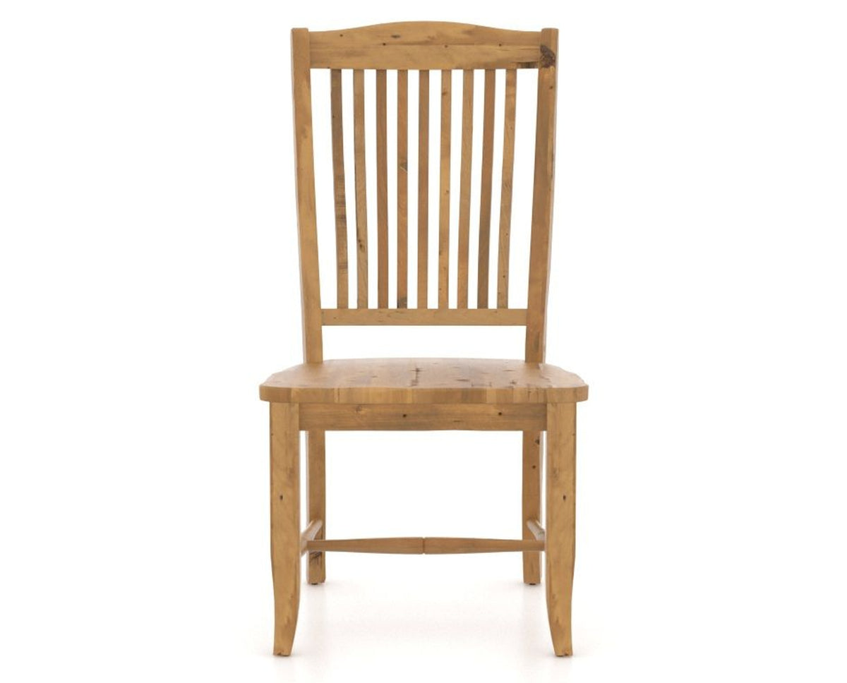 Canadel Champlain Dining Chair in Honey Washed, front view