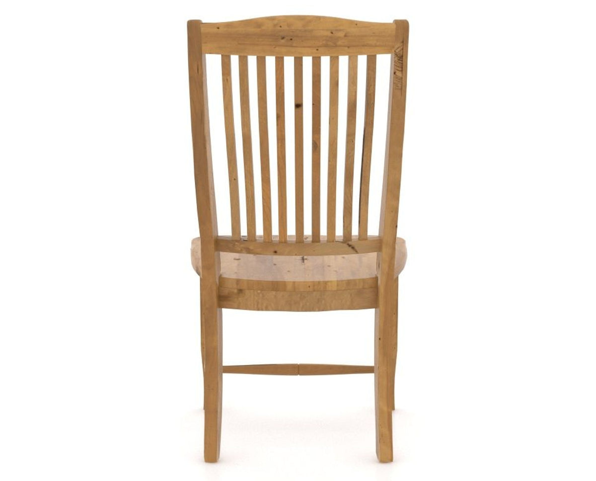 Canadel Champlain Dining Chair in Honey Washed, back view