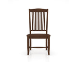 Canadel Everyone Dining Chair in Cognac Washed, front view