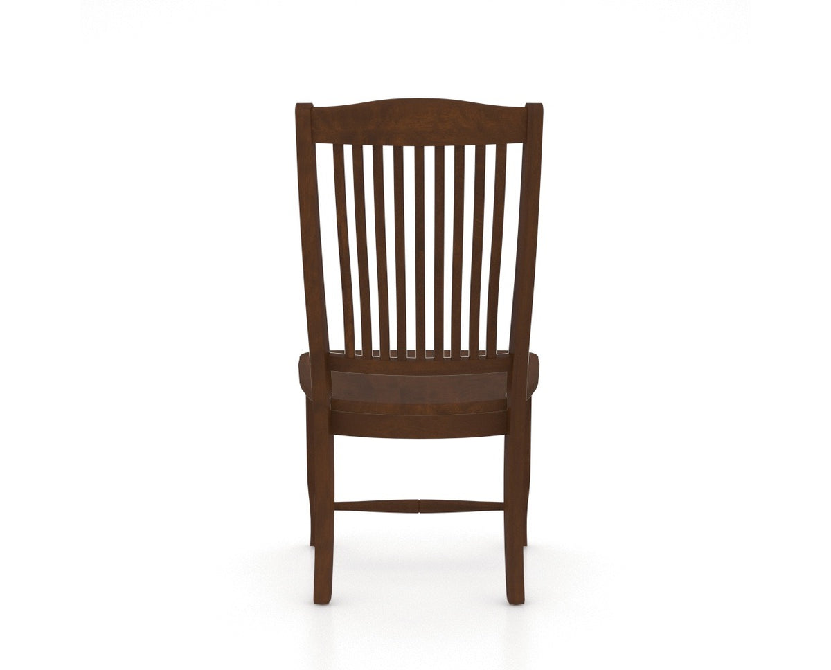 Canadel Everyone Dining Chair in Cognac Washed, back view