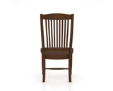 Canadel Everyone Dining Chair in Cognac Washed, back view