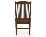 Canadel Everyone Dining Chair in Cognac Washed, back view