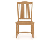 Canadel Everyone Dining Chair in Caramel Washed, front view